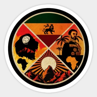 Jah Rastafari - Zion Land Sticker